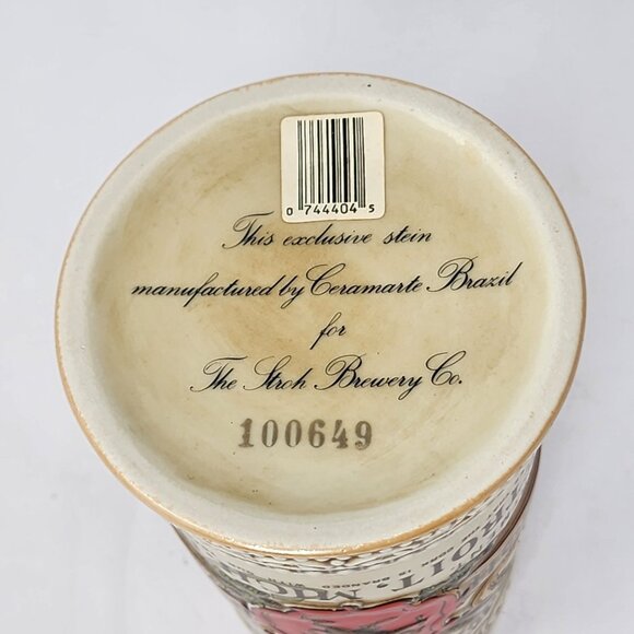 Bohemian B. Stroh's Heritage IV Collectors Ceramic Beer Stein Detroit Michigan - Picture 4 of 10